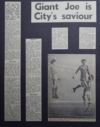 Giant Joe is City's saviour